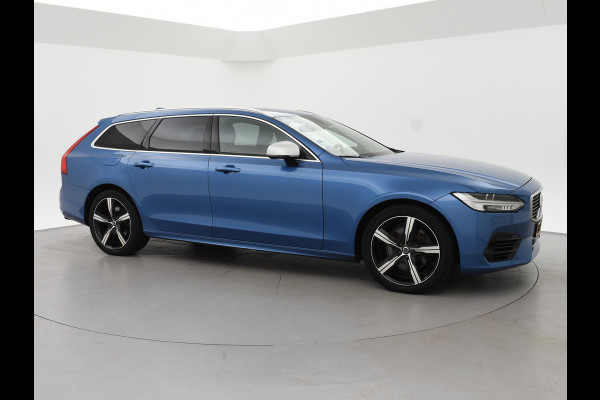 Volvo V90 2.0 T8 AWD 390 PK R-DESIGN + BOWERS & WILKINS | HEAD-UP | ELEK. TREKHAAK | INSCRIPTION BURSTING BLUE METALLIC