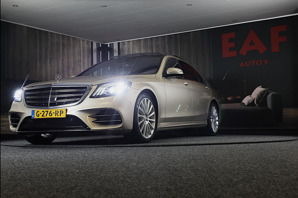 Mercedes-Benz S-Klasse S500 4MATIC Lang AMG Line / Acc / Lane Assist / Dode Hoek / 360 Camera / Chauffeurspakket / Schermen / Pano / Led