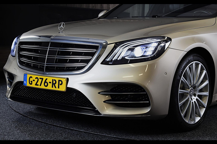 Mercedes-Benz S-Klasse S500 4MATIC Lang AMG Line / Acc / Lane Assist / Dode Hoek / 360 Camera / Chauffeurspakket / Schermen / Pano / Led
