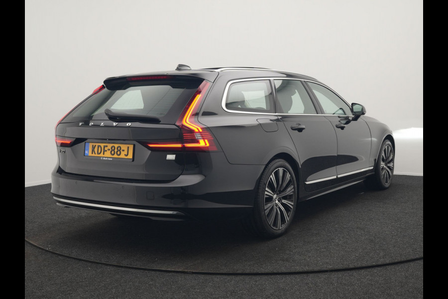 Volvo V90 T6 AWD Ultimate Bright PHEV 350pk LONG RANGE | Panodak | Adaptive Cruise | Camera | Harman / Kardon | Lederen Sportstoelen Memory & Verwarmd | Google Assistent | Keyless | Stuur Verwarmd | Blis | Apple Carplay | DAB | Virtual | Plug In Hybrid |