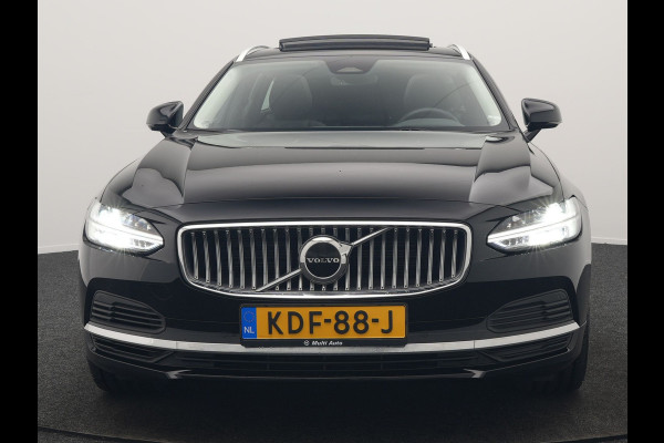 Volvo V90 T6 AWD Ultimate Bright PHEV 350pk LONG RANGE | Panodak | Adaptive Cruise | Camera | Harman / Kardon | Lederen Sportstoelen Memory & Verwarmd | Google Assistent | Keyless | Stuur Verwarmd | Blis | Apple Carplay | DAB | Virtual | Plug In Hybrid |