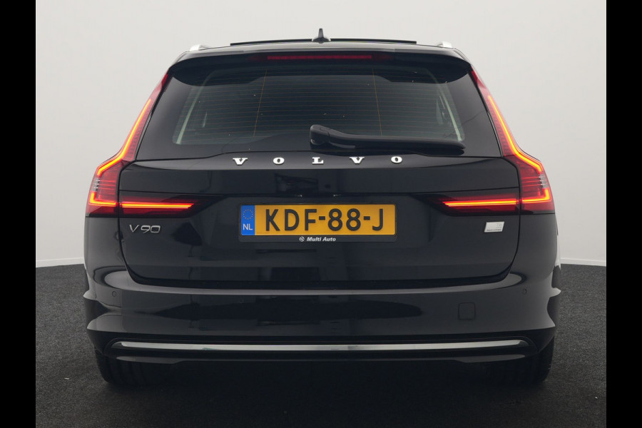 Volvo V90 T6 AWD Ultimate Bright PHEV 350pk LONG RANGE | Panodak | Adaptive Cruise | Camera | Harman / Kardon | Lederen Sportstoelen Memory & Verwarmd | Google Assistent | Keyless | Stuur Verwarmd | Blis | Apple Carplay | DAB | Virtual | Plug In Hybrid |