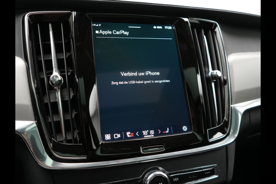 Volvo V90 T6 AWD Ultimate Bright PHEV 350pk LONG RANGE | Panodak | Adaptive Cruise | Camera | Harman / Kardon | Lederen Sportstoelen Memory & Verwarmd | Google Assistent | Keyless | Stuur Verwarmd | Blis | Apple Carplay | DAB | Virtual | Plug In Hybrid |