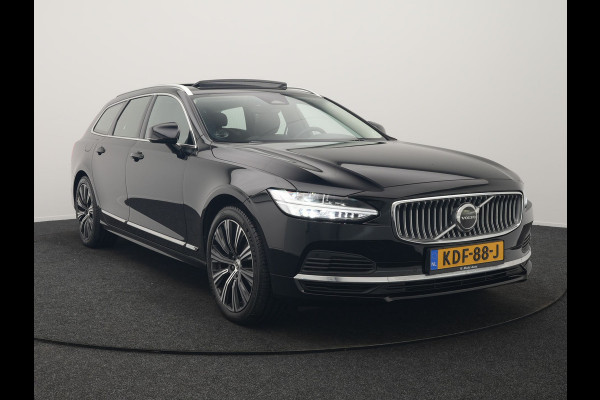 Volvo V90 T6 AWD Ultimate Bright PHEV 350pk LONG RANGE | Panodak | Adaptive Cruise | Camera | Harman / Kardon | Lederen Sportstoelen Memory & Verwarmd | Google Assistent | Keyless | Stuur Verwarmd | Blis | Apple Carplay | DAB | Virtual | Plug In Hybrid |