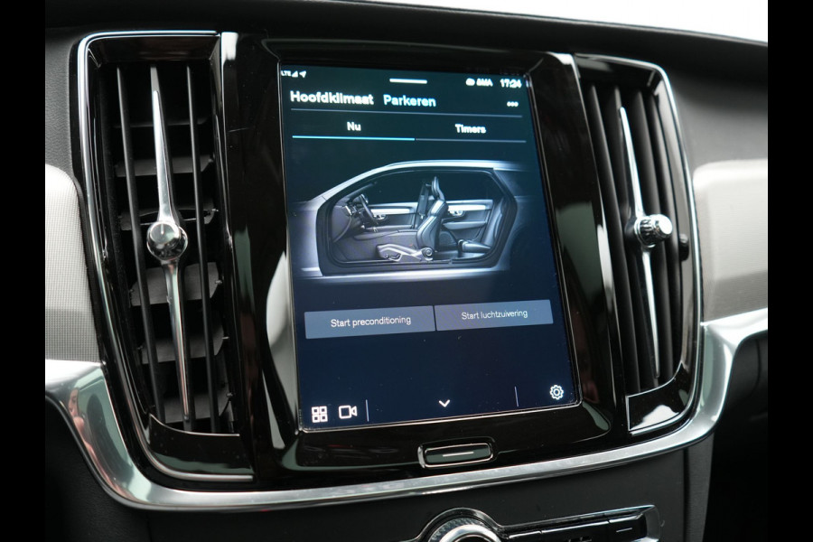 Volvo V90 T6 AWD Ultimate Bright PHEV 350pk LONG RANGE | Panodak | Adaptive Cruise | Camera | Harman / Kardon | Lederen Sportstoelen Memory & Verwarmd | Google Assistent | Keyless | Stuur Verwarmd | Blis | Apple Carplay | DAB | Virtual | Plug In Hybrid |