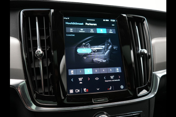 Volvo V90 T6 AWD Ultimate Bright PHEV 350pk LONG RANGE | Panodak | Adaptive Cruise | Camera | Harman / Kardon | Lederen Sportstoelen Memory & Verwarmd | Google Assistent | Keyless | Stuur Verwarmd | Blis | Apple Carplay | DAB | Virtual | Plug In Hybrid |