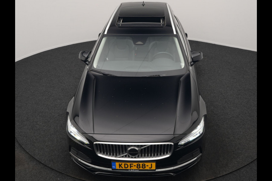 Volvo V90 T6 AWD Ultimate Bright PHEV 350pk LONG RANGE | Panodak | Adaptive Cruise | Camera | Harman / Kardon | Lederen Sportstoelen Memory & Verwarmd | Google Assistent | Keyless | Stuur Verwarmd | Blis | Apple Carplay | DAB | Virtual | Plug In Hybrid |