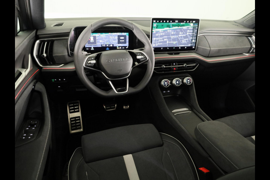 Škoda Kodiaq Sportline Business PHEV 1.5 TSI 204pk DSG | Panoramadak | Wegklapbare trekhaak | 20 inch lichtmetalen velgen| Winter pakket | Verwarmbare vooruit