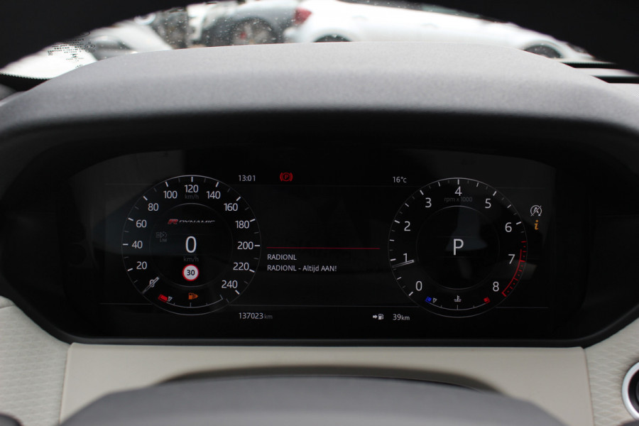 Land Rover Range Rover Velar 2.0 P250 Turbo AWD HSE R Dynamic / 360Camera / Luxe Leder / Keyless / Matrix LED / 21'' / CarPlay / Stoelverwarming / Dodehoek / DAB / ACC