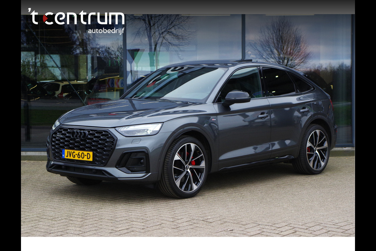 Audi Q5 Sportback 55 TFSI e 367 PK S-Line edition Competition PHEV, Luchtvering, Panoramadak, RS-Leder, Massage