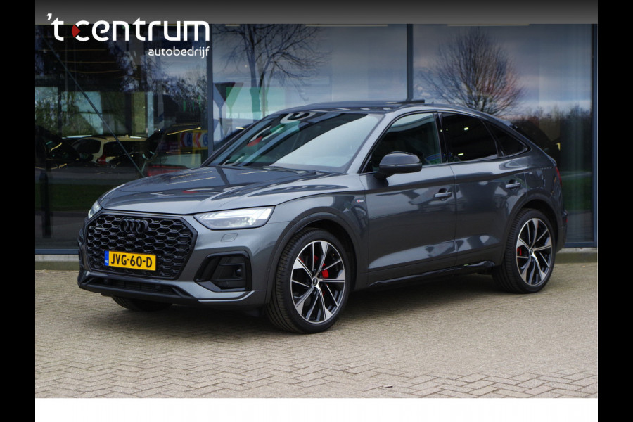 Audi Q5 Sportback 55 TFSI e 367 PK S-Line edition Competition PHEV, Luchtvering, Panoramadak, RS-Leder, Massage