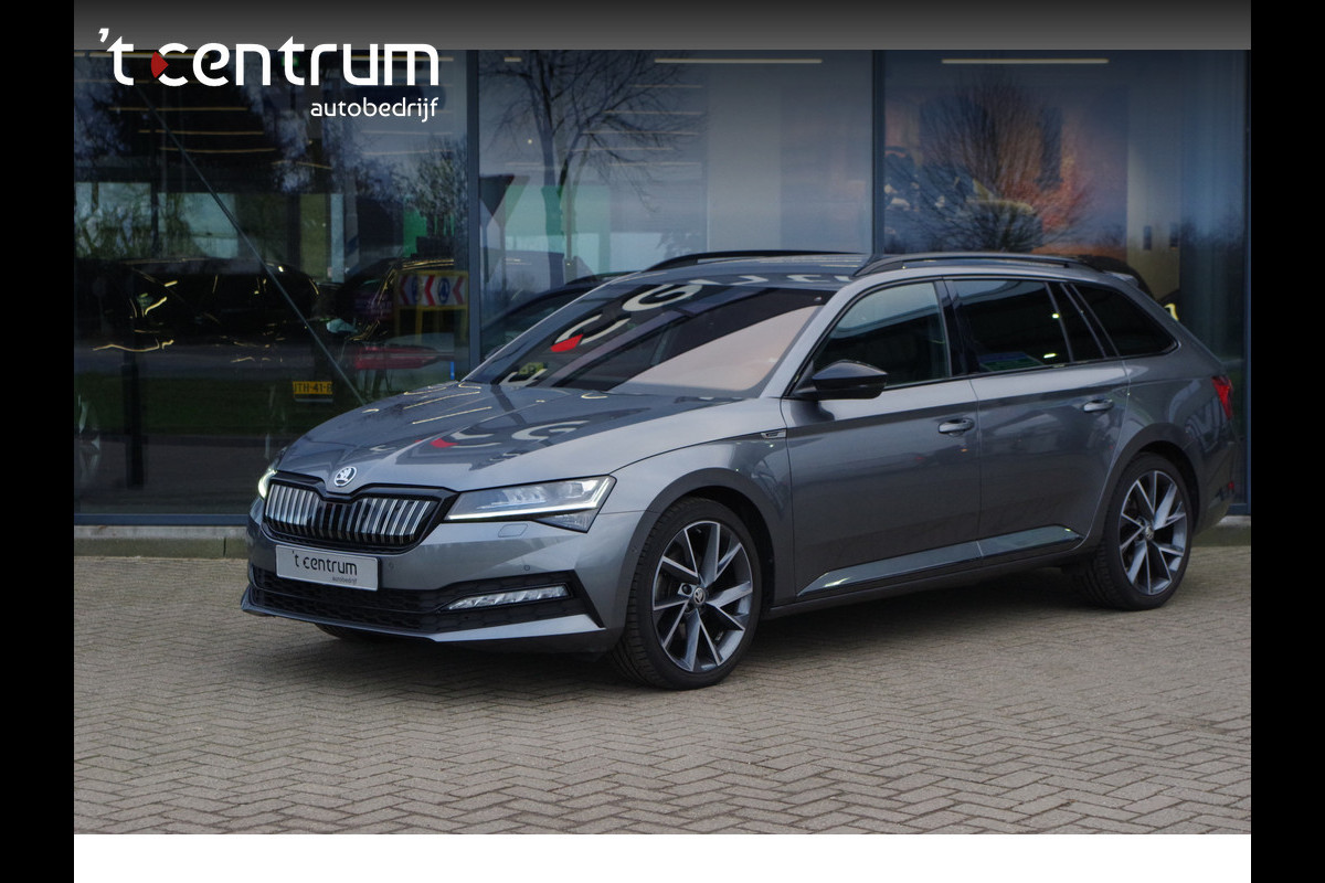 Škoda Superb Combi 1.4 TSI 218 PK iV Sportline BNS PHEV, Trekhaak, Memory, 4 x Stoelverwarming