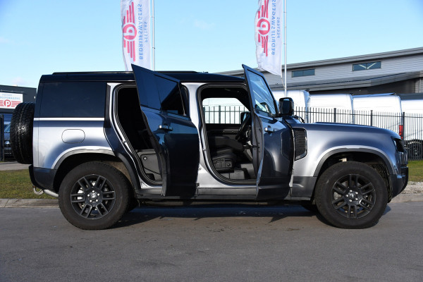 Land Rover Defender Hard Top 3.0 D250 110 MHEV S 360 Camera, Carplay, Automaat, Cruise, Grijs kenteken, 249pk, Leder, LED, Stuurverwarming, BOM VOL!
