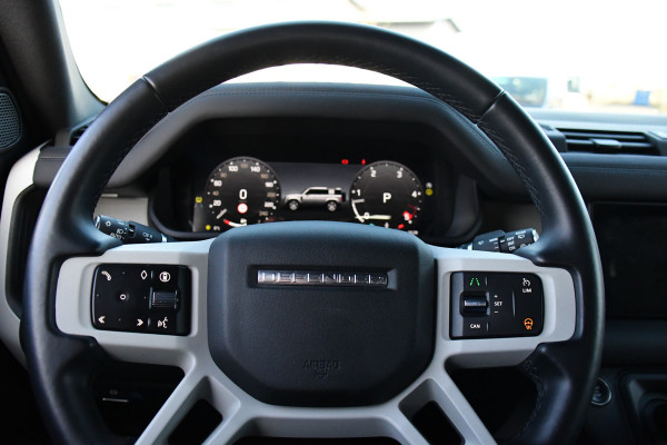 Land Rover Defender Hard Top 3.0 D250 110 MHEV S 360 Camera, Carplay, Automaat, Cruise, Grijs kenteken, 249pk, Leder, LED, Stuurverwarming, BOM VOL!