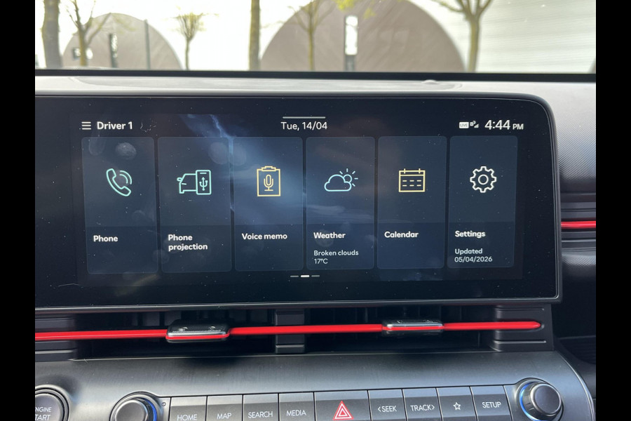 Hyundai Kona 1.6 GDI HEV N Line 1.518km! 12/2025! | ORIG. NL. NAP| ADAPTIEVE CRUISE CONTROL | SOH 100%! | BOSE AUDIO INSTALATIE | 360° CAMERA | 5 JAAR FABRIEKSGARANTIE| STOELVERWARMING + VENTILATIE|