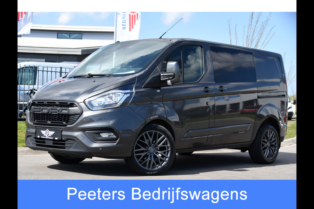 Ford Transit Custom 320 2.0 TDCI L1H1 Limited DC PB Edition MARGE! Adaptieve Cruise, Camera, Carplay, 2 x Schuifdeur, 170pk, Automaat, Stoelverwarming, Uniek!
