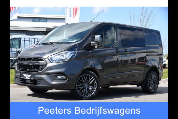 Ford Transit Custom 320 2.0 TDCI L1H1 Limited DC PB Edition MARGE! Adaptieve Cruise, Camera, Carplay, 2 x Schuifdeur, 170pk, Automaat, Stoelverwarming, Uniek!