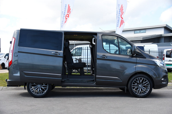 Ford Transit Custom 320 2.0 TDCI L1H1 Limited DC PB Edition MARGE! Adaptieve Cruise, Camera, Carplay, 2 x Schuifdeur, 170pk, Automaat, Stoelverwarming, Uniek!