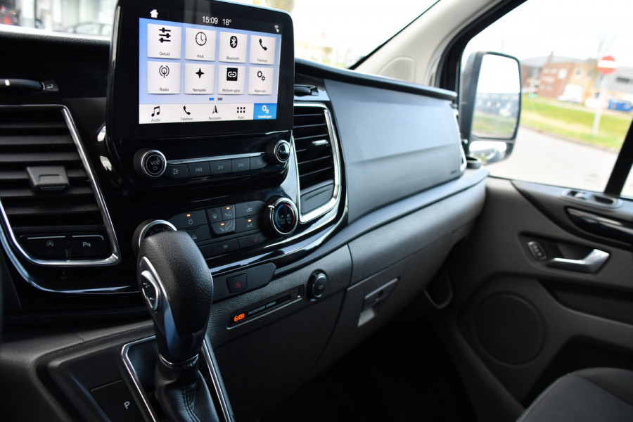 Ford Transit Custom 320 2.0 TDCI L1H1 Limited DC PB Edition MARGE! Adaptieve Cruise, Camera, Carplay, 2 x Schuifdeur, 170pk, Automaat, Stoelverwarming, Uniek!