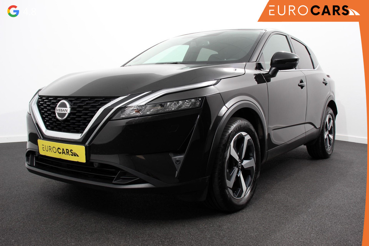 Nissan QASHQAI 1.3 DIG-T 158 pk Automaat N-Connecta Navigatie Apple Carplay/Android Auto Adaptive Cruise Control Parkeersensoren 360 camera Park Assist Lane Assist Stoel- en stuurwielverwarming Verwarmde voorruit LED koplampen Privacy Glass Trekhaak