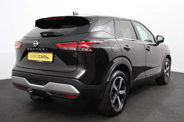 Nissan QASHQAI 1.3 DIG-T 158 pk Automaat N-Connecta Navigatie Apple Carplay/Android Auto Adaptive Cruise Control Parkeersensoren 360 camera Park Assist Lane Assist Stoel- en stuurwielverwarming Verwarmde voorruit LED koplampen Privacy Glass Trekhaak