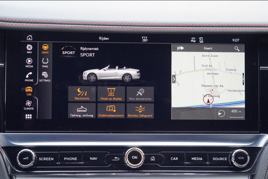 Bentley Continental GTC 4.0 V8 S / Rotating display / 1e Eig. / Full Service / 360 / Head-Up / Nachtzicht
