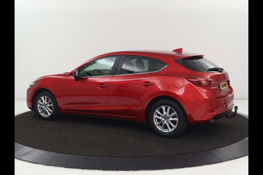 Mazda 3 2.0 SkyActiv-G 120 SkyLease+ | Stoel & stuurverwarming | Head-Up | Trekhaak | Camera | Navigatie | Full LED | Parkeerhulp | Climate control | Bluetooth | DAB | Cruise control | 103.800km NAP
