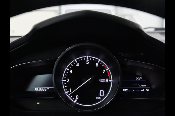 Mazda 3 2.0 SkyActiv-G 120 SkyLease+ | Stoel & stuurverwarming | Head-Up | Trekhaak | Camera | Navigatie | Full LED | Parkeerhulp | Climate control | Bluetooth | DAB | Cruise control | 103.800km NAP