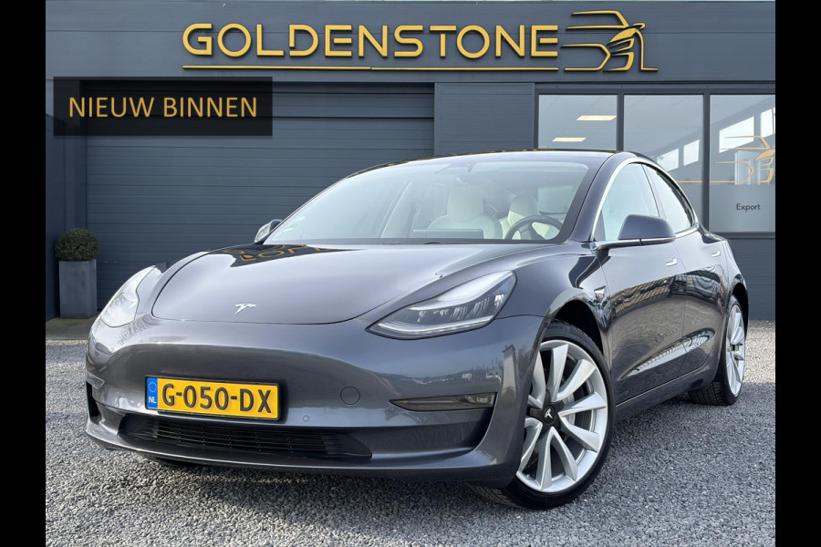 Tesla Model 3 Long Range AWD 75 kWh 2e Eigenaar,Autopilot,Panodak,Leder,360 Camera,Adaptive Cruise,NL Auto,N.A.P,Extra zomer banden,APK tot 09-2027