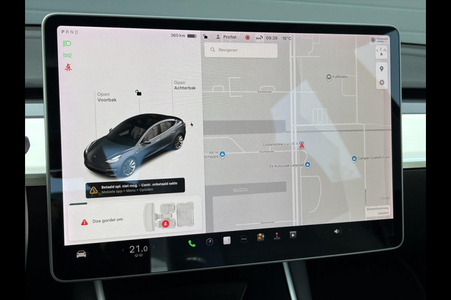 Tesla Model 3 Long Range AWD 75 kWh 2e Eigenaar,Autopilot,Panodak,Leder,360 Camera,Adaptive Cruise,NL Auto,N.A.P,Extra zomer banden,APK tot 09-2027