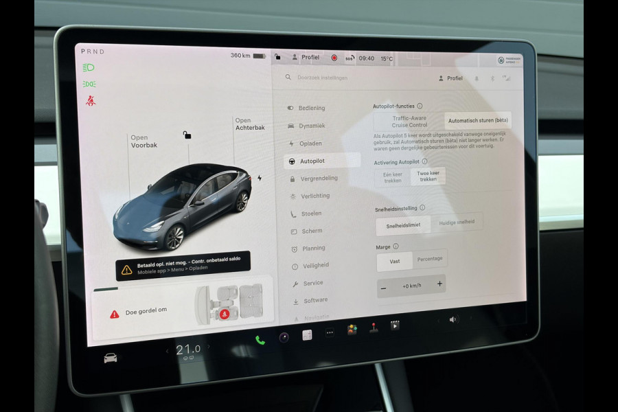 Tesla Model 3 Long Range AWD 75 kWh 2e Eigenaar,Autopilot,Panodak,Leder,360 Camera,Adaptive Cruise,NL Auto,N.A.P,Extra zomer banden,APK tot 09-2027