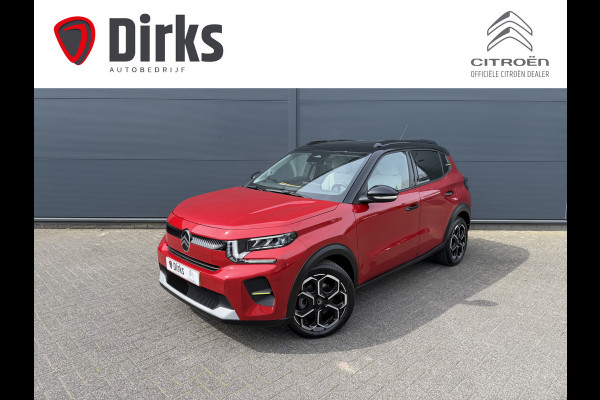 Citroën C3 100pk Max (Camera - LED - Automatische Airco - Navigatie - Parkeersensoren - Draadloos laden - Apple Carplay)