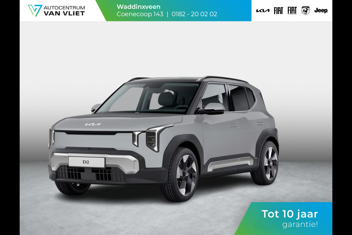 Kia EV2 Plus 42.2 kWh 5p. | Uit voorraad leverbaar ! | Actieprijs * | Clima | Adapt. cruise | Navi | Dakrails | 18" | Stoel&Stuur Verwarming | Privacy Glass | Apple Carplay