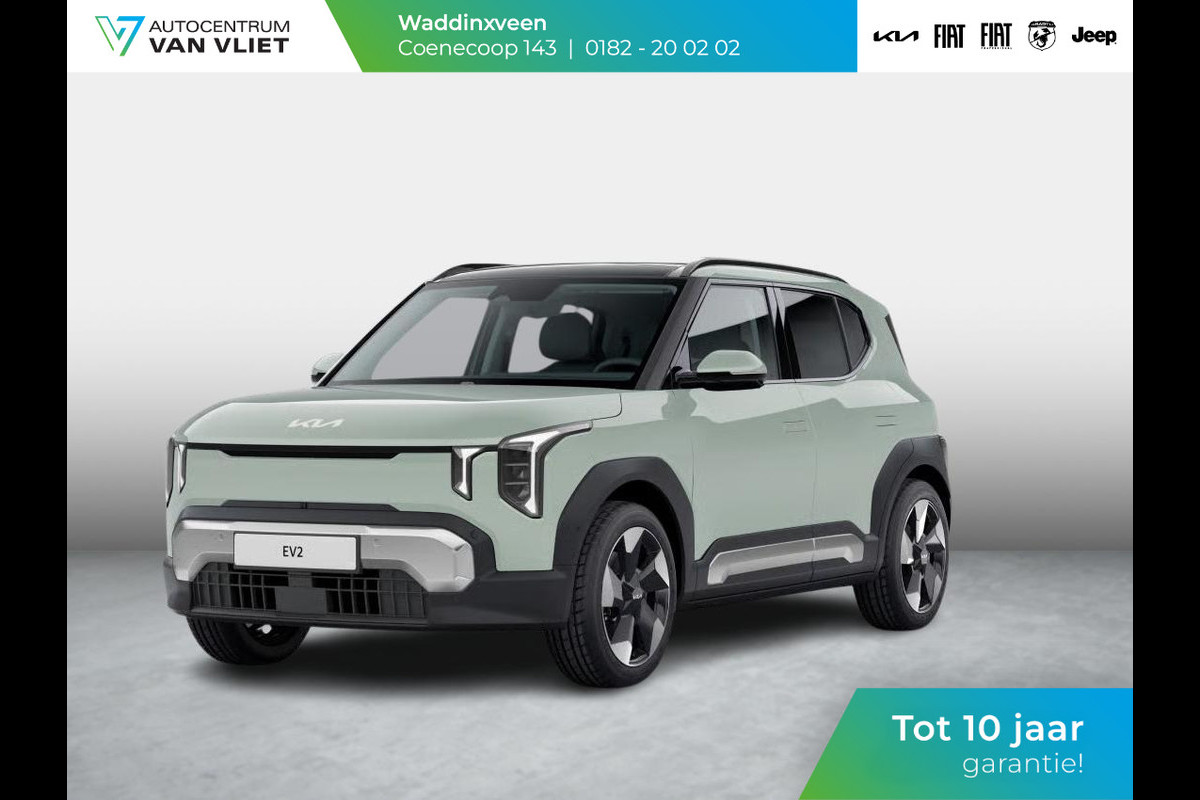 Kia EV2 Plus Advanced 42.2 kWh 5p. | Uit voorraad leverbaar ! | Actieprijs * | Clima | Adapt. cruise | Navi | Schuif/Kanteldak | 18" | Stoel&Stuur Verwarming | Harman Kardon | Apple Carplay