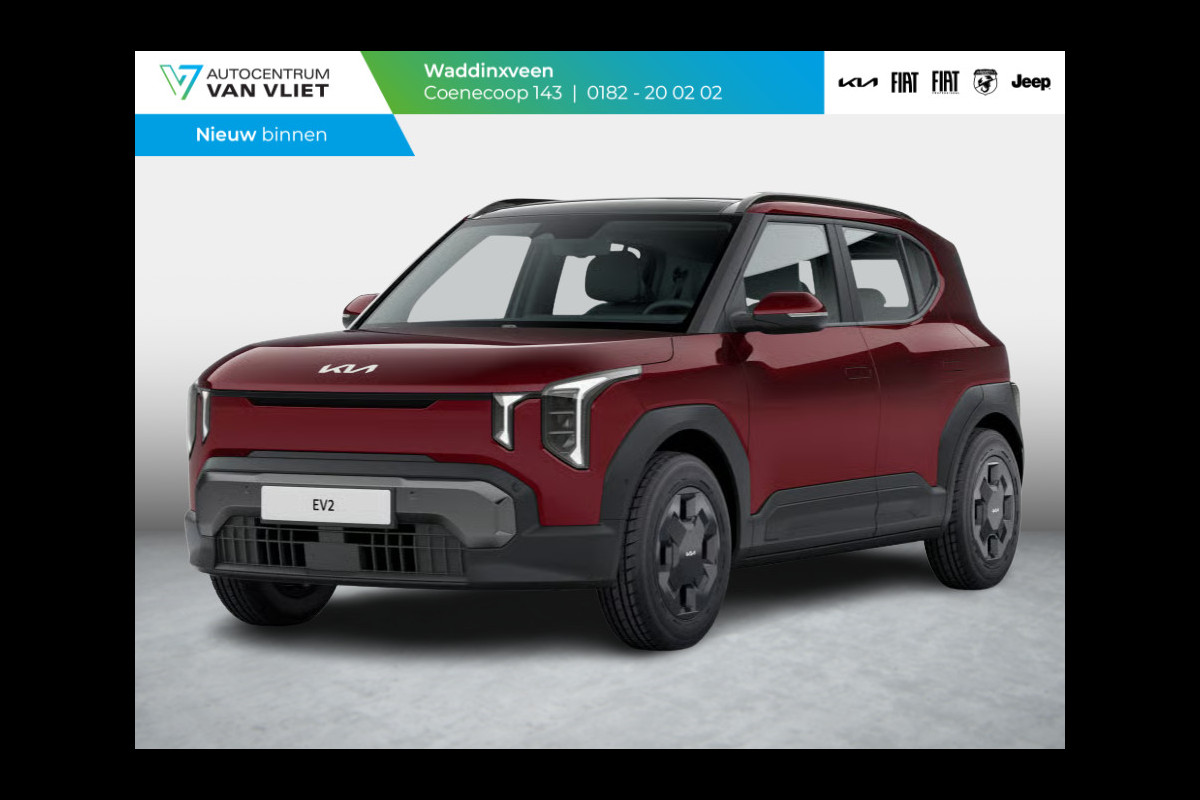 Kia EV2 Air 42.2 kWh 5p. | Uit voorraad leverbaar ! | Actieprijs * | Clima | Adapt. cruise | Navi | Dakrails | 16" | Stoel&Stuur Verwarming | Apple Carplay