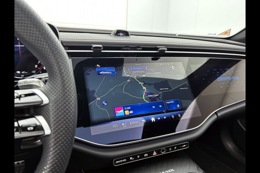 Mercedes-Benz E-Klasse AMG 53 4MATIC+ / NL Auto / Luchtvering (AMG RIDE CONTROL) / Panoramadak / Night Pakket / MBUX Superscreen / Achterasbesturing / Burmester / Plug-in hybride / Elektrisch rijbereik tot ca. 100 km /