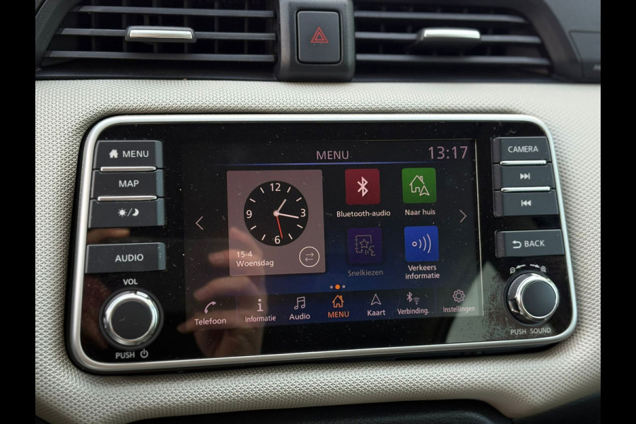 Nissan Micra 0.9 IG-T | Navi, Camera, Cruise, Airco, 16'' LMV, Bluetooth, Lichtsensor |