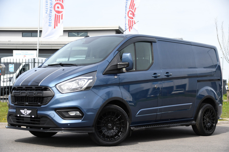 Ford Transit Custom 2.0 TDCI L1H1 Sport Edition Camera, Cruise, Carplay, 130pk, Sensoren, Trekhaak, Leder, LED, 2 x Schuifdeur, Stoelverwarming, Uniek!