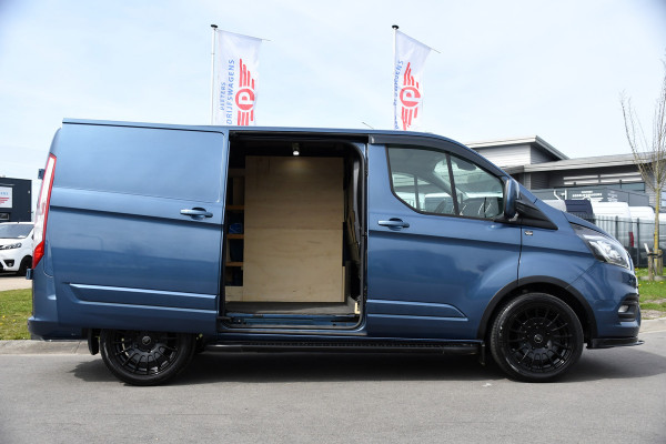 Ford Transit Custom 2.0 TDCI L1H1 Sport Edition Camera, Cruise, Carplay, 130pk, Sensoren, Trekhaak, Leder, LED, 2 x Schuifdeur, Stoelverwarming, Uniek!
