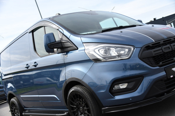 Ford Transit Custom 2.0 TDCI L1H1 Sport Edition Camera, Cruise, Carplay, 130pk, Sensoren, Trekhaak, Leder, LED, 2 x Schuifdeur, Stoelverwarming, Uniek!