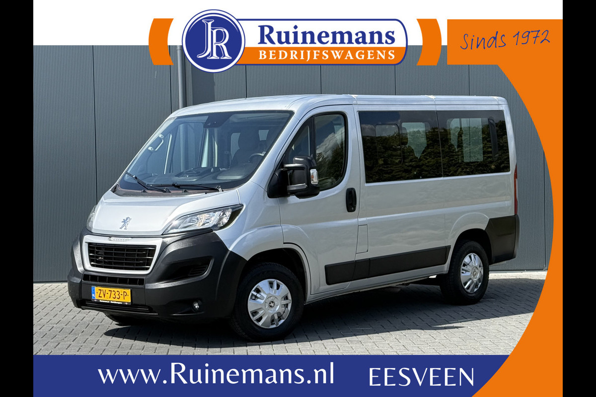 Peugeot Boxer 2.2 BlueHDI 141 PK / EURO 6 / L1H1 / 9 PERSOONS / AIRCO / CRUISE / PERSONENBUS / BLUETOOTH