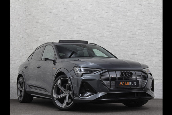 Audi e-tron Sportback S 504pk | RS-Stoelen | Panorama | 360 Camera | Valcona Leder | ACC | B&O Sound | Luchtvering | Soft-Close | Camera Spiegels | Nachtzicht | Keyless-Entry | Head-Up | 4-Zone Clima | Stoelverwarming V+A | Sfeerverlichting | Memory | Carplay |