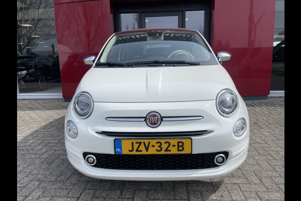 Fiat 500C 1.0 Hybrid Dolcevita | Climate Control | Apple/Android CarPlay | Rood Dak | Navigatie