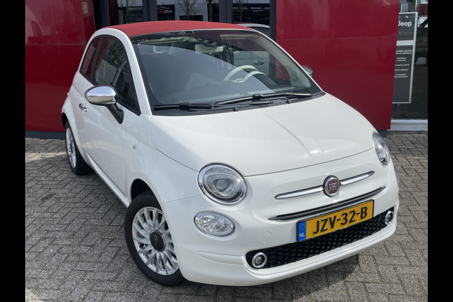 Fiat 500C 1.0 Hybrid Dolcevita | Climate Control | Apple/Android CarPlay | Rood Dak | Navigatie