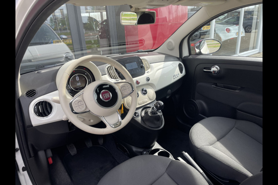 Fiat 500C 1.0 Hybrid Dolcevita | Climate Control | Apple/Android CarPlay | Rood Dak | Navigatie