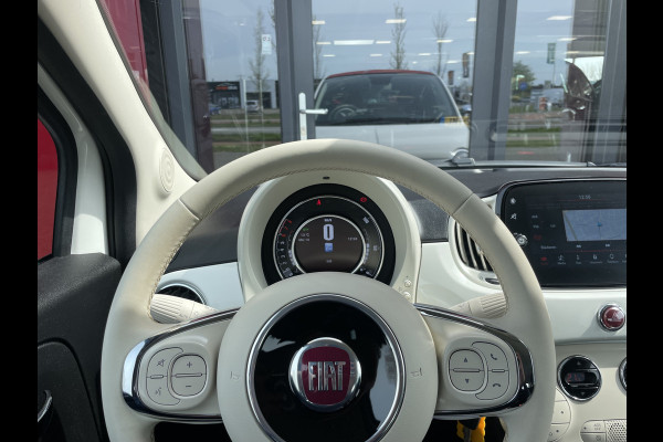 Fiat 500C 1.0 Hybrid Dolcevita | Climate Control | Apple/Android CarPlay | Rood Dak | Navigatie