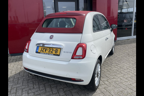 Fiat 500C 1.0 Hybrid Dolcevita | Climate Control | Apple/Android CarPlay | Rood Dak | Navigatie