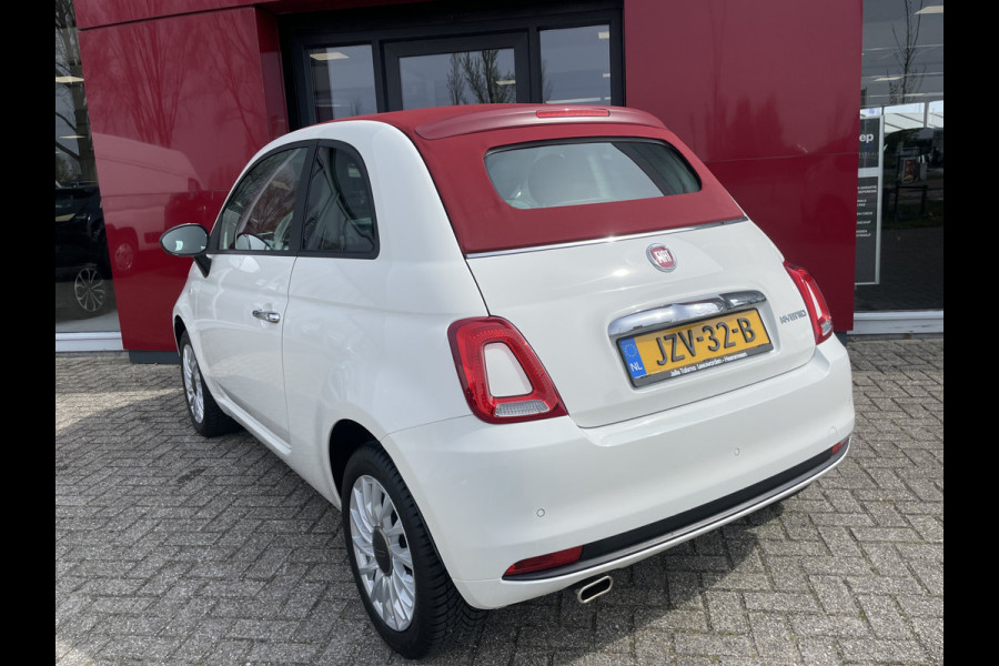 Fiat 500C 1.0 Hybrid Dolcevita | Climate Control | Apple/Android CarPlay | Rood Dak | Navigatie