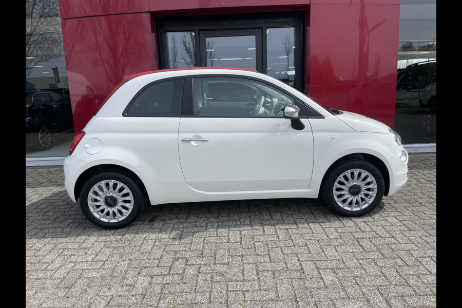 Fiat 500C 1.0 Hybrid Dolcevita | Climate Control | Apple/Android CarPlay | Rood Dak | Navigatie
