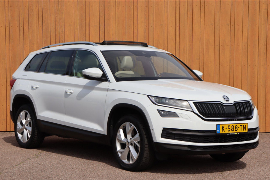 Škoda Kodiaq 1.5 TSI Business Edition Plus 7p. org.NL schuifdak leer+Verw+vent+MEM BOMVOL